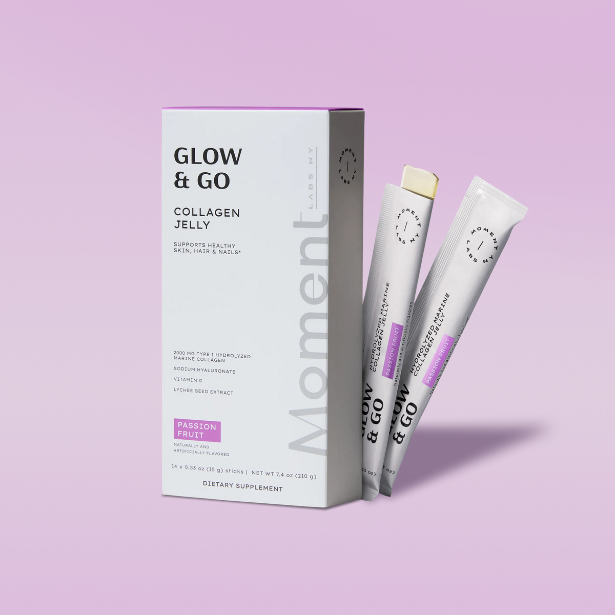 Glow & Go - Hydrolyzed Marine Collagen Jelly Supplement