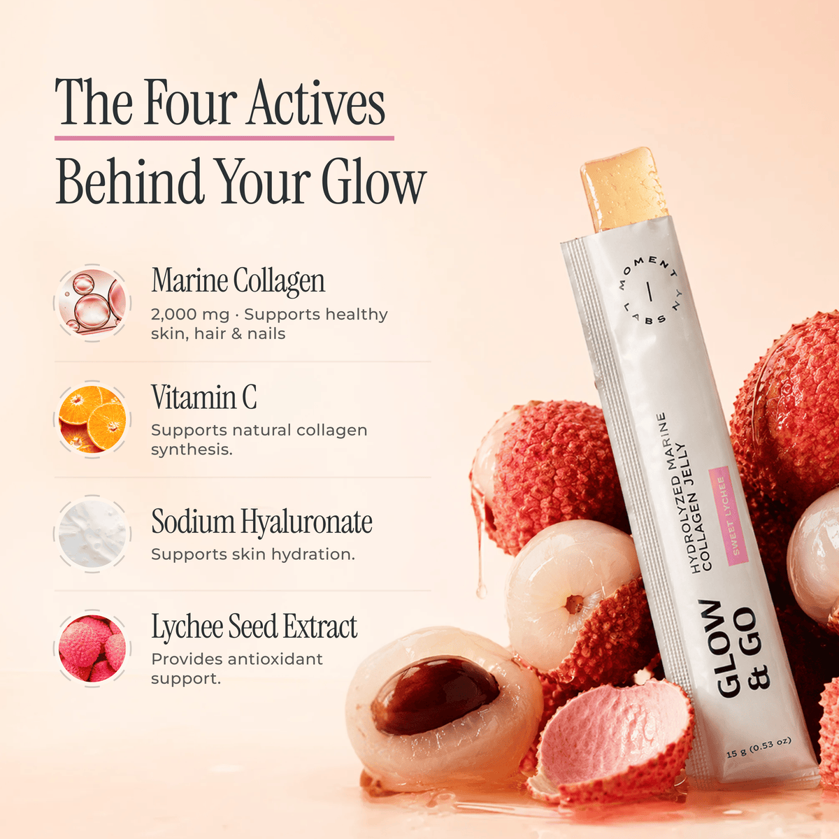 Glow & Go - Hydrolyzed Marine Collagen Jelly Supplement