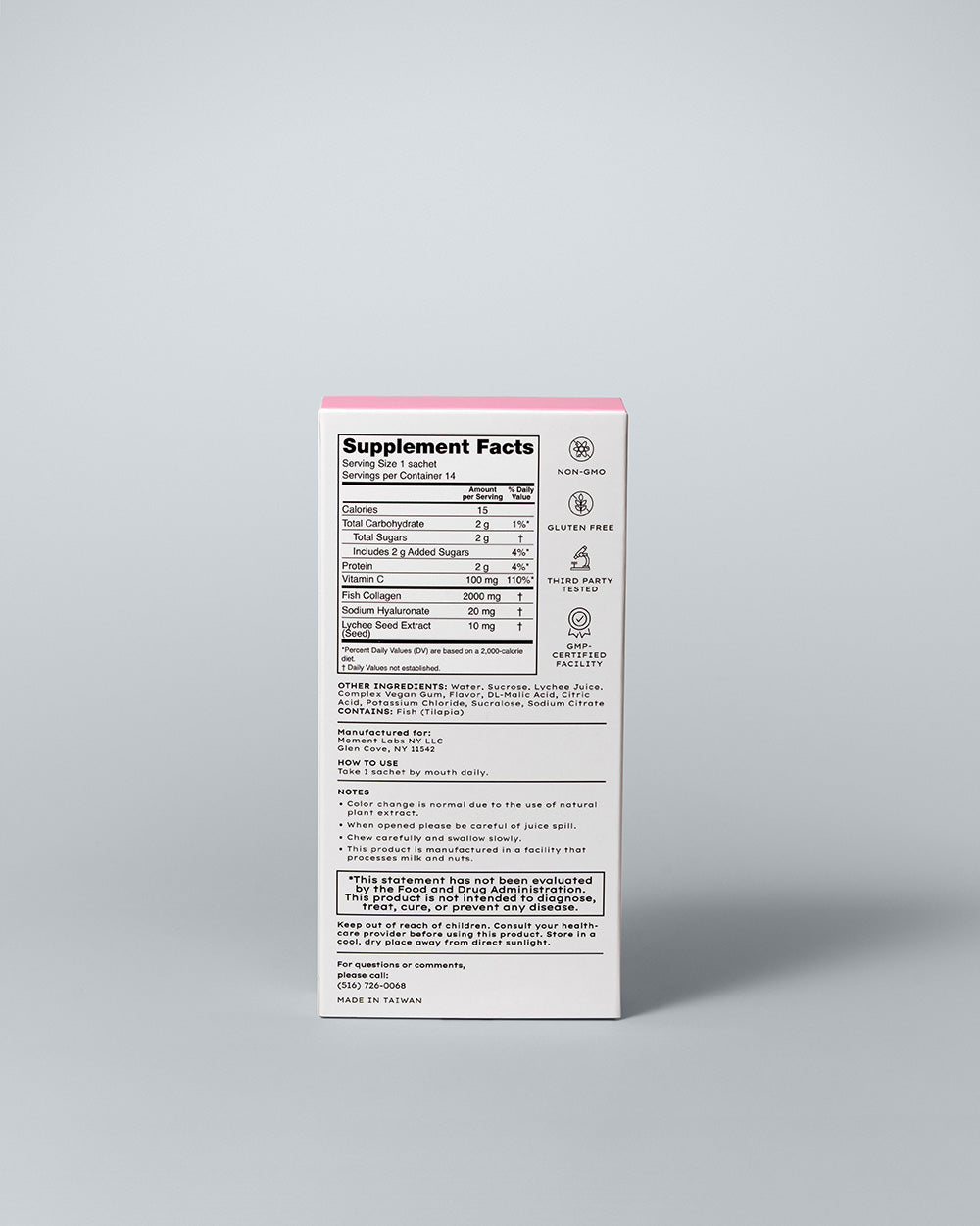 Hydrolyzed marine collagen jelly ingredients and nutritional facts